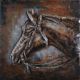 3D art metaalschilderij Paard